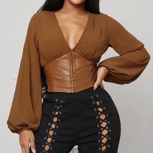 Corset shirt